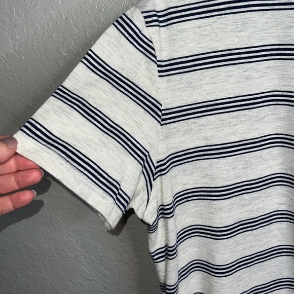 American Eagle Men’s Short Sleeve Striped Seriously Soft  Top - Picture 4 of 6
